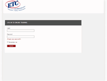 Tablet Screenshot of elearning.etcltd.com.au